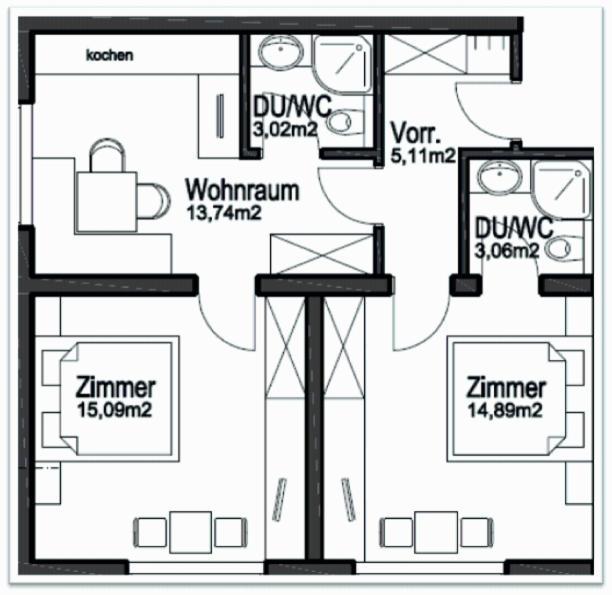 Apart Garni Sesvenna Ischgl Chambre photo